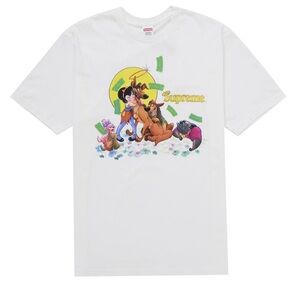 Supreme White All Dogs Tee